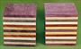 Blank #746 - Two Striped Blanks - Set of 2 ~ 2 1/2 x 2 1/2 x 3 ~ $13.99